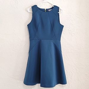 Jennifer Lopez Teal A-Line Dress size 10